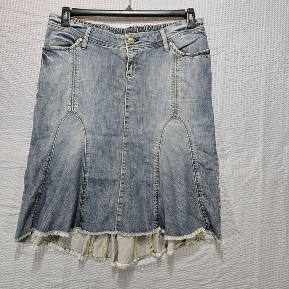 Old Navy Dresses & Skirts - Old Navy Special Edition Blue A-Line Denim Skirt Size Large